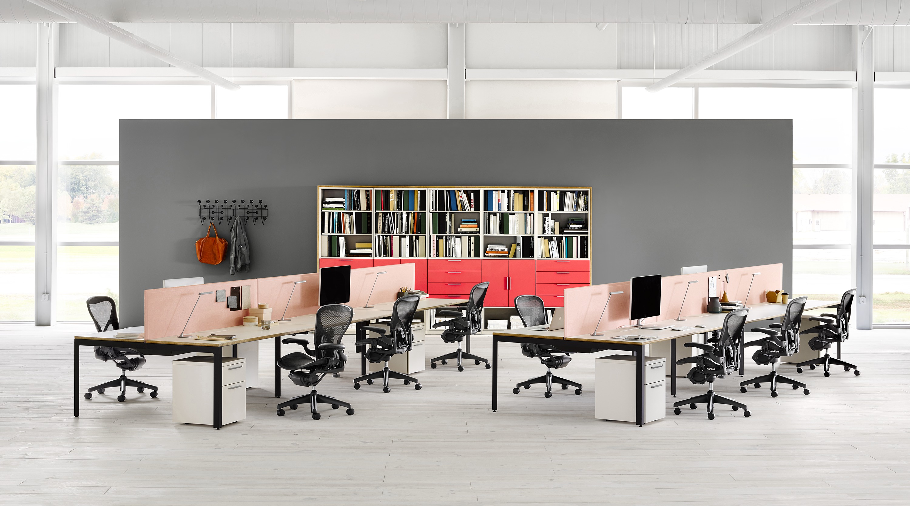 办公屏风|屏风工作站|办公家具|中国有限公司家具|Layout Studio 开放式办公区
